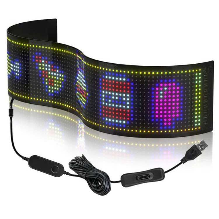 Pantalla de matriz LED flexible